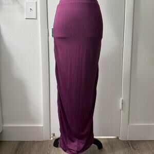Purple maxi skirt size m